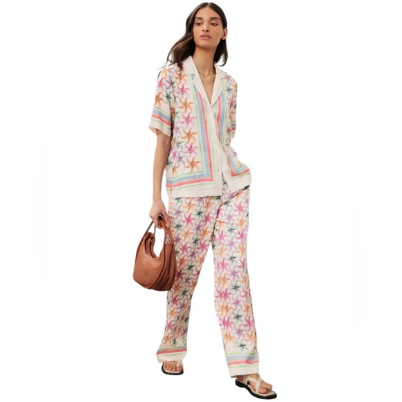 Scotch & Soda Pants - Scotch & Soda - Gia Starfish Printed Trousers Size 32 & Size 30 US Medium